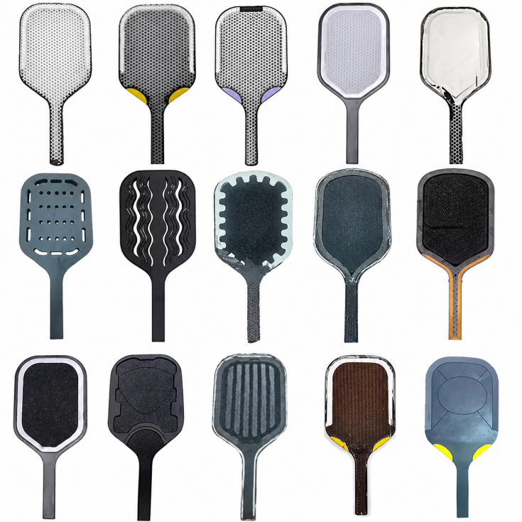 Pickleball paddle core and construction options: honeycomb, foam, thermoformed and edgeless builds