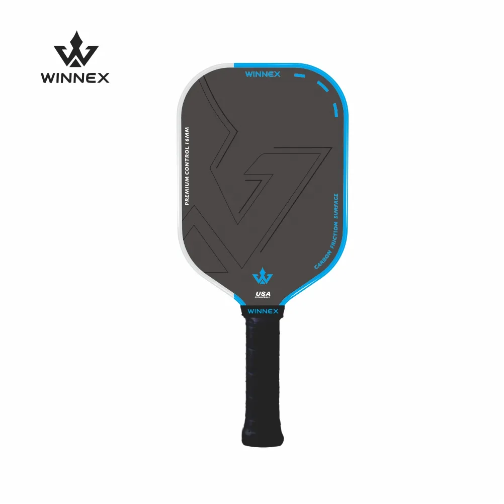 Factory Custom High Quality T700 Raw Carbon Fiber Pickleball Paddle 16mm  Foam Core Paddle