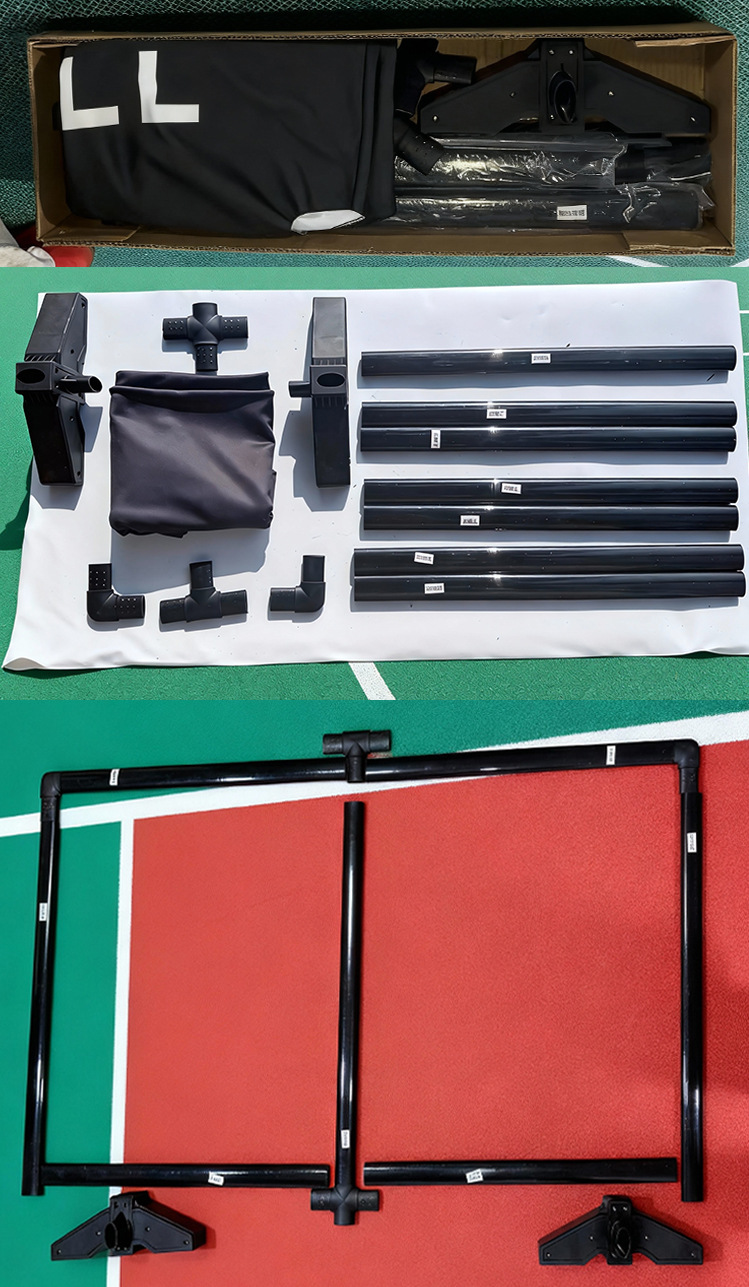 Factory Custom Premium Versatile Colors Rust-Resistant Quick Assembly Tennis Training Barrier Pickleball Surround Net - 图片 4