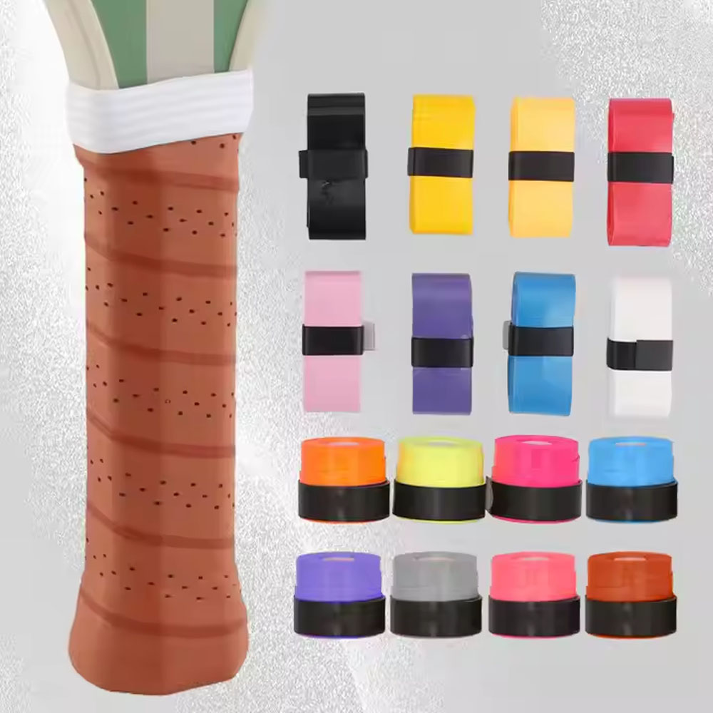 Custom Tennis Overgrip Anti-slip PU Padel Grip Tape Sweat-absorbent Pickleball Paddle Grips Tacky - 图片 1