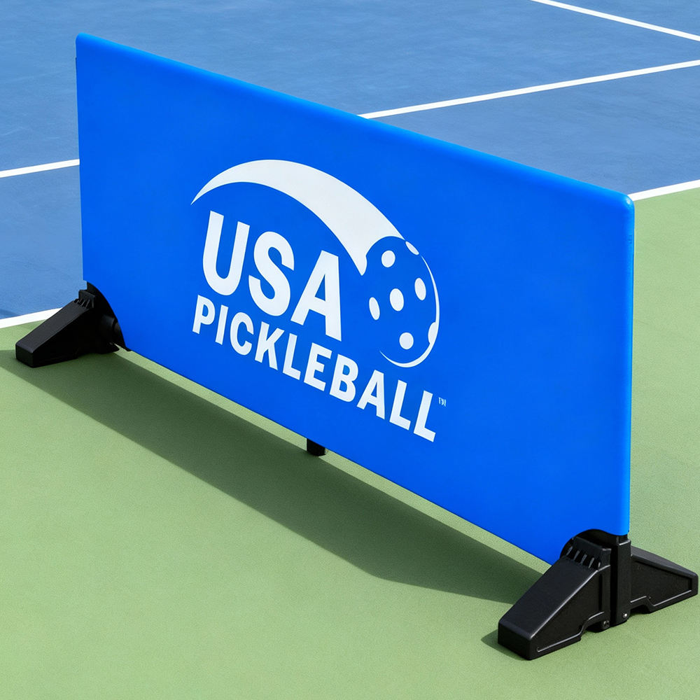 PVC Pickleball Court Barrier Divider with Lycra Fabric Portable Court Divider for Indoor Outdoor Courts - 图片 5