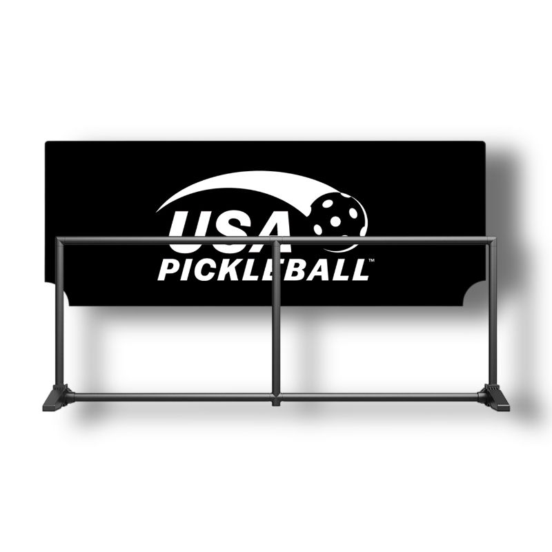 PVC Pickleball Court Barrier Divider with Lycra Fabric Portable Court Divider for Indoor Outdoor Courts - 图片 3